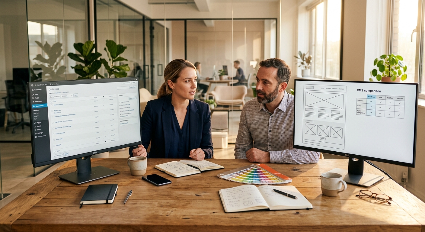 Quel CMS choisir pour un site vitrine professionnel ?